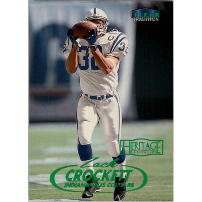 1998 Fleer Tradition Heritage #179 Zack Crockett