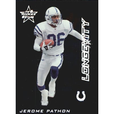 1999 Leaf Rookies and Stars Longevity #84 Jerome Pathon