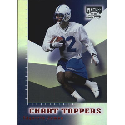 1999 Playoff Momentum SSD Chart Toppers #CT5 Edgerrin James