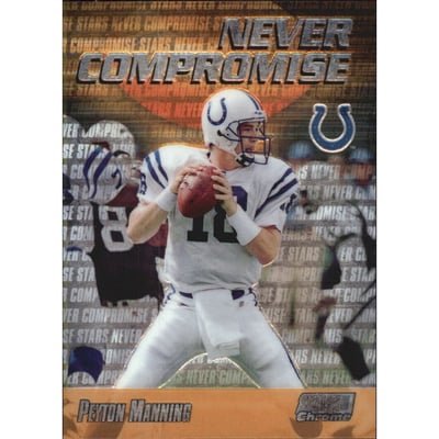 1999 Stadium Club Chrome Never Compromise #NC22 Peyton Manning