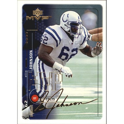 1999 Upper Deck MVP Gold Script #82 Ellis Johnson