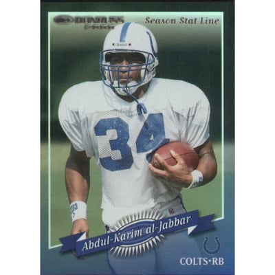 2000 Donruss Stat Line Season #38 Karim Abdul-Jabbar/84