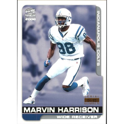 2000 Paramount HoloSilver #98 Marvin Harrison