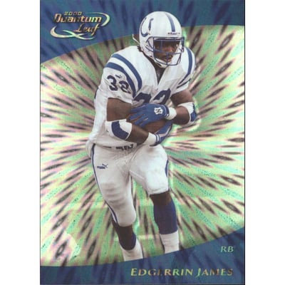 2000 Quantum Leaf Previews #QLP5 Edgerrin James