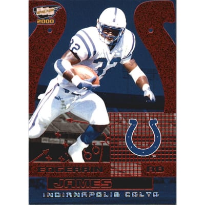 2000 Revolution Red #38 Edgerrin James