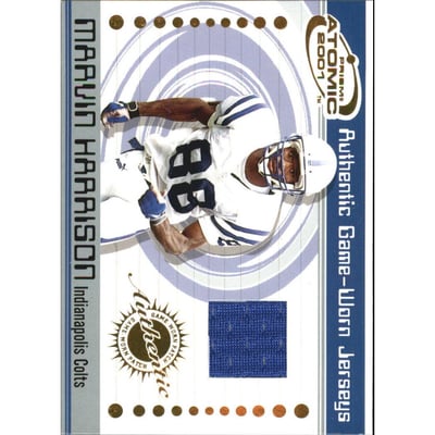2001 Pacific Prism Atomic Jerseys #31 Marvin Harrison