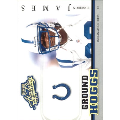 2002 Absolute Memorabilia Ground Hoggs Gold #GH1 Edgerrin James