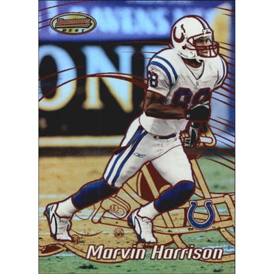 2002 Bowman's Best Red #64 Marvin Harrison