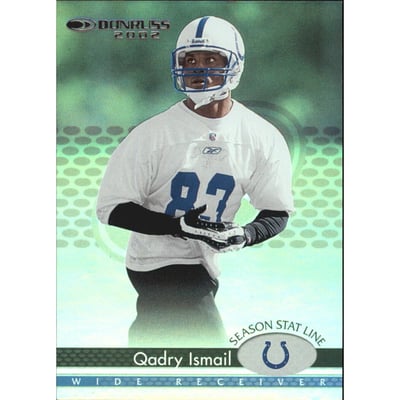 2002 Donruss Stat Line Season #81 Qadry Ismail/77