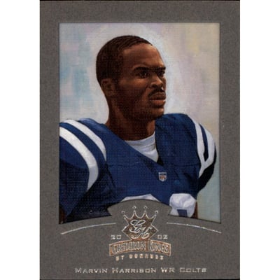 2002 Gridiron Kings Silver #37 Marvin Harrison