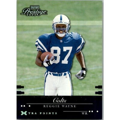 2002 Playoff Prestige Xtra Points Purple #64 Reggie Wayne