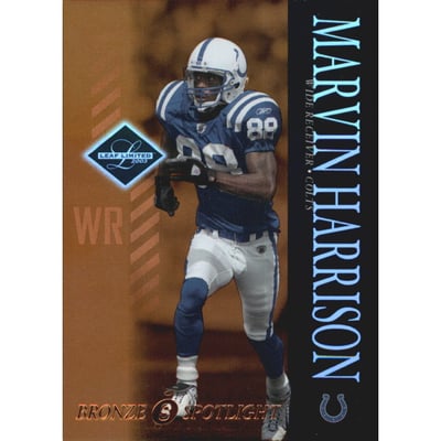 2003 Leaf Limited Bronze Spotlight #42 Marvin Harrison