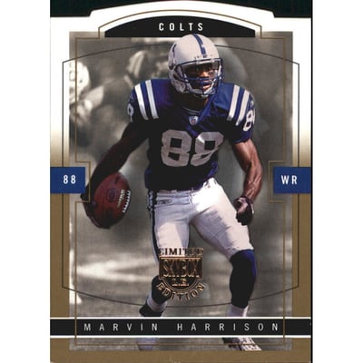 2003 SkyBox LE Gold Proofs #37 Marvin Harrison