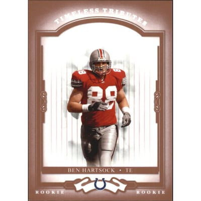 2004 Donruss Classics Timeless Tributes Red #159 Ben Hartsock