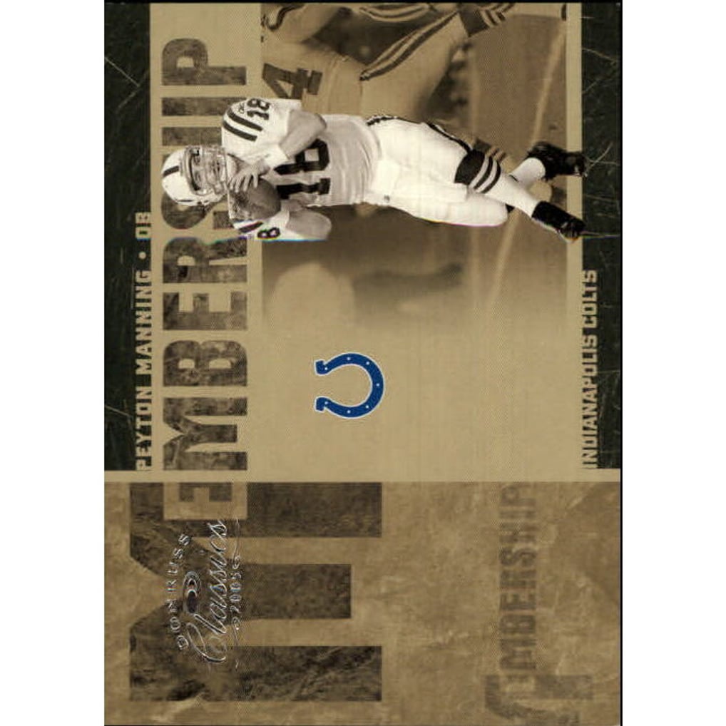 2005 Donruss Classics Membership Silver #MS24 Peyton Manning