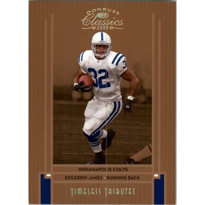2005 Donruss Classics Timeless Tributes Bronze #40 Edgerrin James