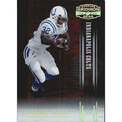 2005 Donruss Gridiron Gear Gold Holofoil #37 Edgerrin James