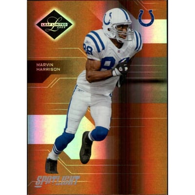 2005 Leaf Limited Bronze Spotlight #44 Marvin Harrison