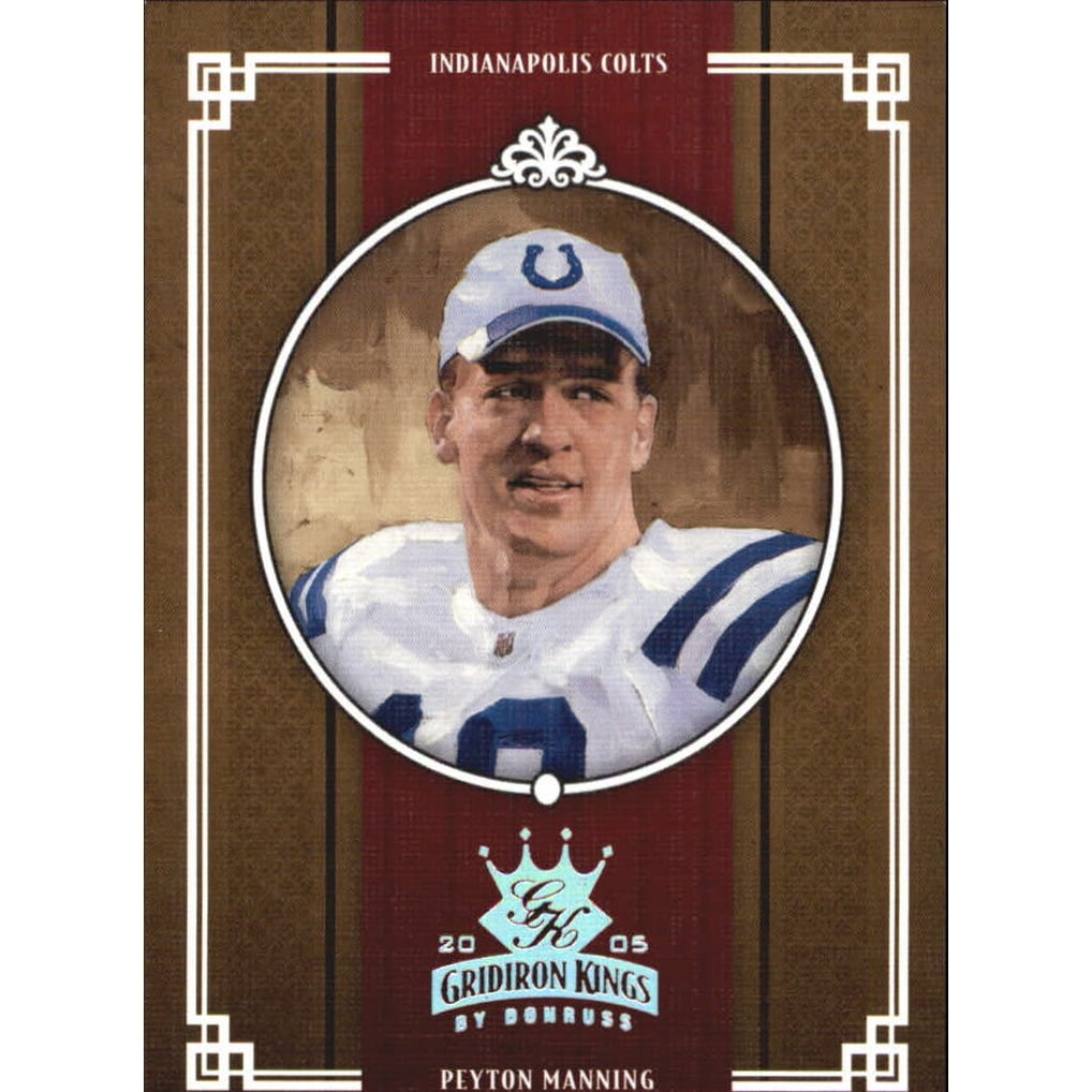 2005 Throwback Threads Gridiron Kings Silver #20 Peyton Manning