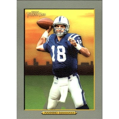 2005 Topps Turkey Red #18B Peyton Manning Ad Back