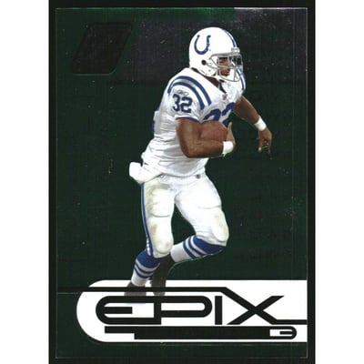 2005 Zenith Epix Emerald 2nd Down #12 Edgerrin James