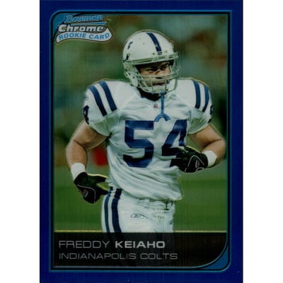2006 Bowman Chrome Blue Refractors #40 Freddie Keiaho