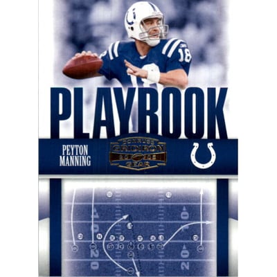 2006 Donruss Gridiron Gear Playbook Gold #PB5 Peyton Manning