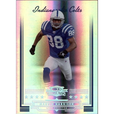 2006 Donruss Threads Silver Holofoil #50 Marvin Harrison