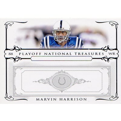 2007 Playoff National Treasures #46 Marvin Harrison