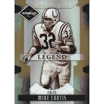 2008 Leaf Limited Gold Spotlight #164 Mike Curtis