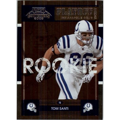 2008 Playoff Contenders Playoff Ticket #222 Tom Santi