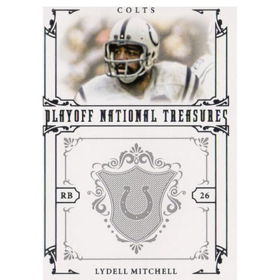 2008 Playoff National Treasures #92 Lydell Mitchell