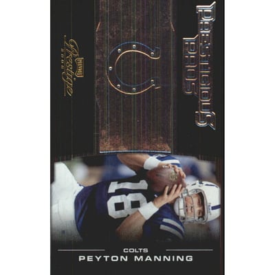 2008 Playoff Prestige Prestigious Pros Black #31 Peyton Manning