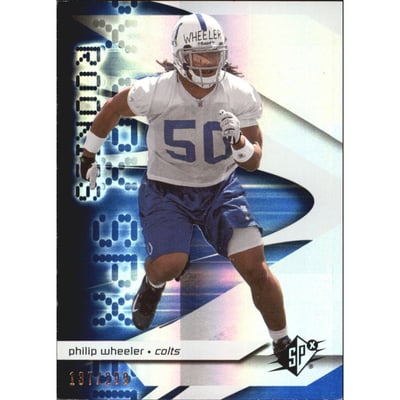2008 SPx Silver Holofoil Rookies #136 Philip Wheeler