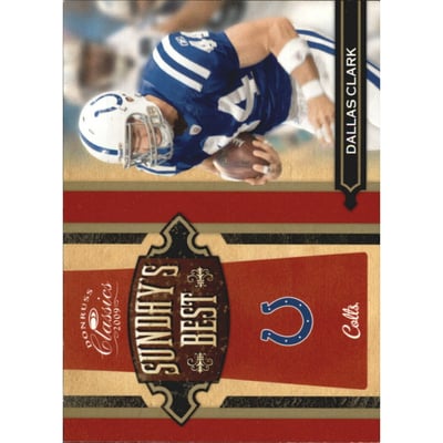 2009 Donruss Classics Sunday's Best Gold #13 Dallas Clark