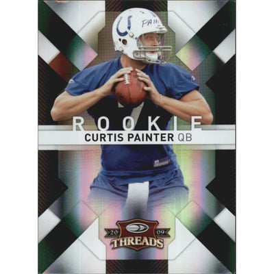 2009 Donruss Threads Retail Green #125 Curtis Painter