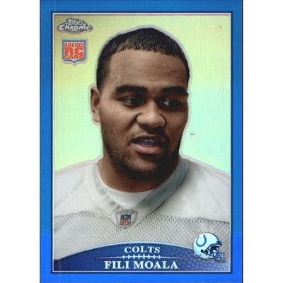 2009 Topps Chrome Blue Refractors #TC165 Fili Moala