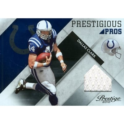 2010 Prestige Prestigious Pros Materials Blue #4 Brian Westbrook/250