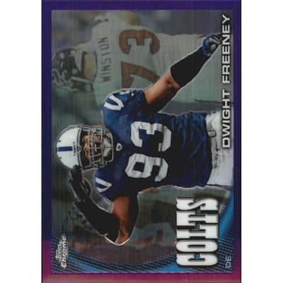 2010 Topps Chrome Purple Refractors #C209 Dwight Freeney