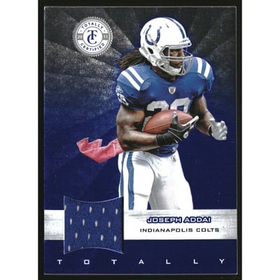 2011 Totally Certified Blue Materials #37 Joseph Addai/249