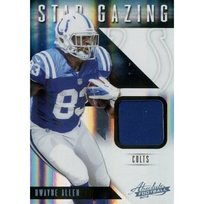 2012 Absolute Star Gazing Materials Prime #14 Dwayne Allen