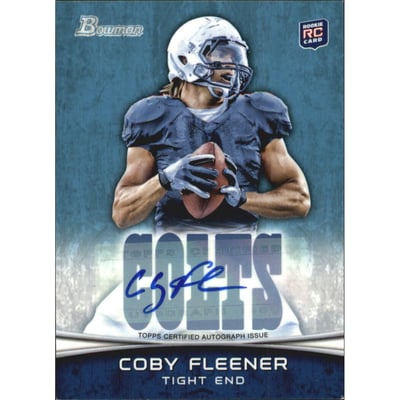 2012 Bowman Rookie Autographs #113 Coby Fleener