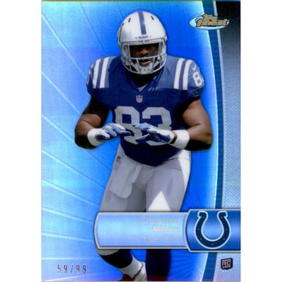 2012 Finest Blue Refractors #131 Dwayne Allen