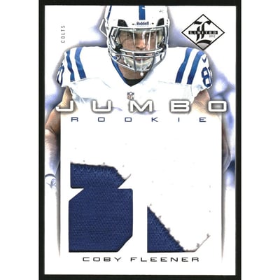 2012 Limited Rookie Jumbo Jerseys Jersey Number Prime #21 Coby Fleener/49