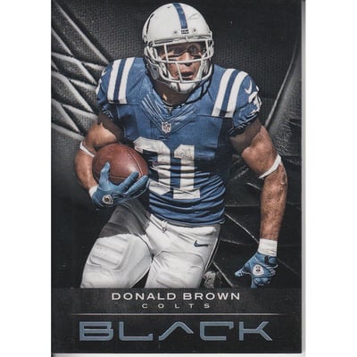 2012 Panini Black Platinum #21 Donald Brown