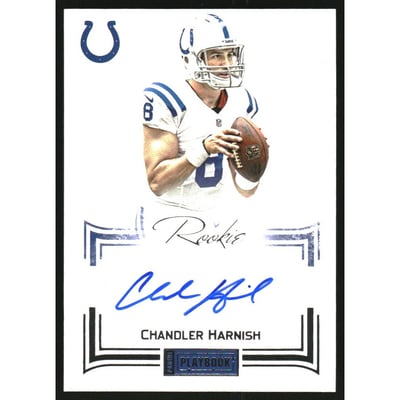 2012 Panini Playbook #91 Chandler Harnish AU/140 RC