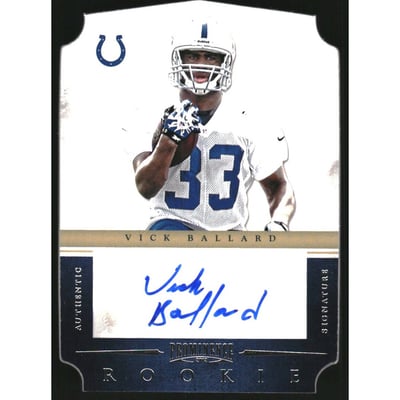 2012 Panini Prominence #197 Vick Ballard AU/499 RC