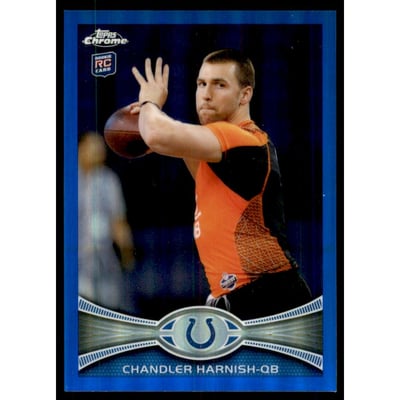 2012 Topps Chrome Blue Refractors #56 Chandler Harnish
