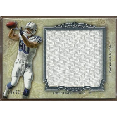 2012 Topps Five Star Jumbo Jerseys #FSJJRCF Coby Fleener