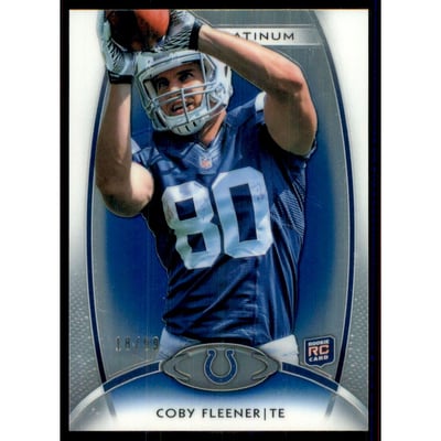 2012 Topps Platinum Blue Refractors #131 Coby Fleener